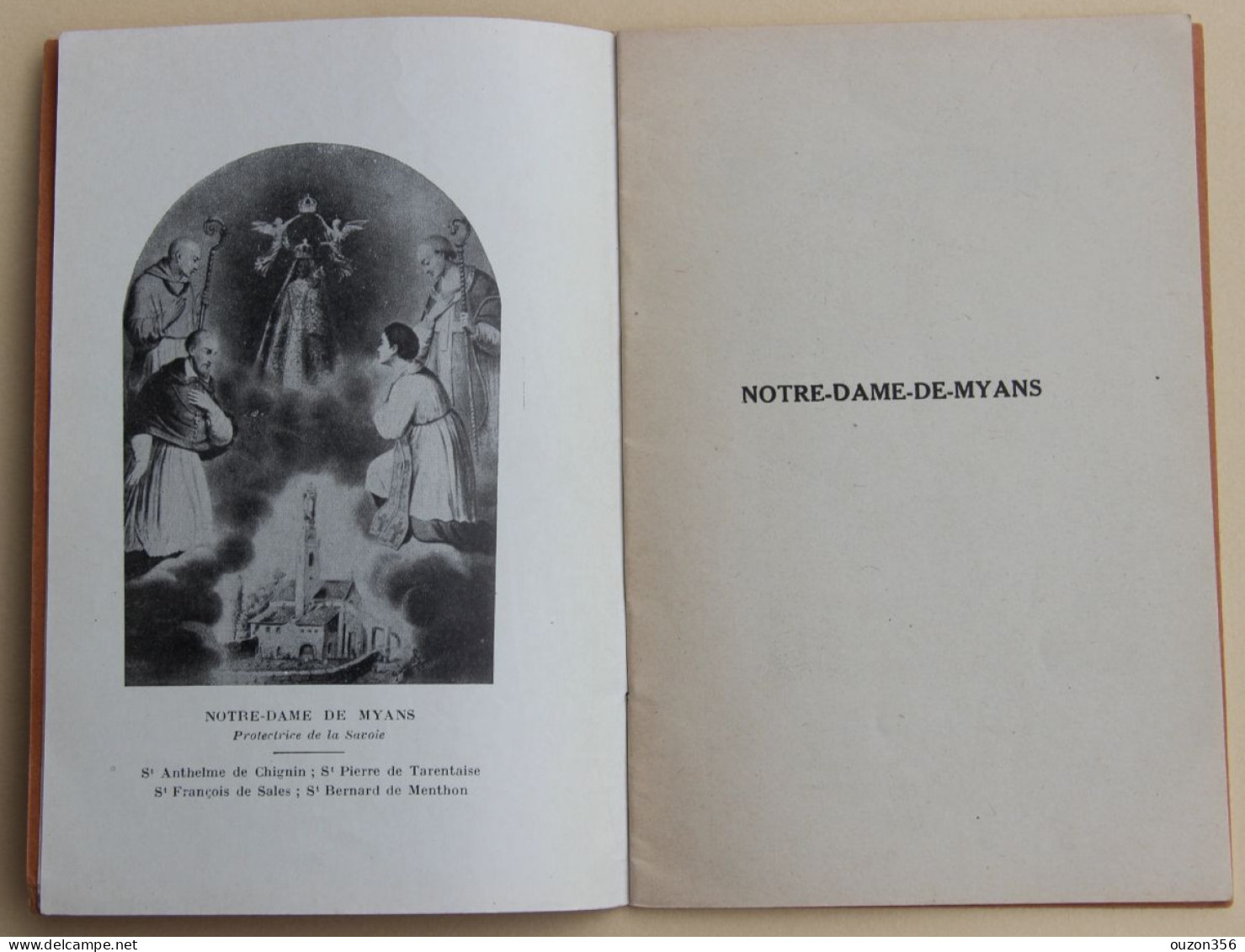 Notre-Dame De Myans (Savoie), Notice Historique Par L'Abbé Gex, 1924 - Alpes - Pays-de-Savoie
