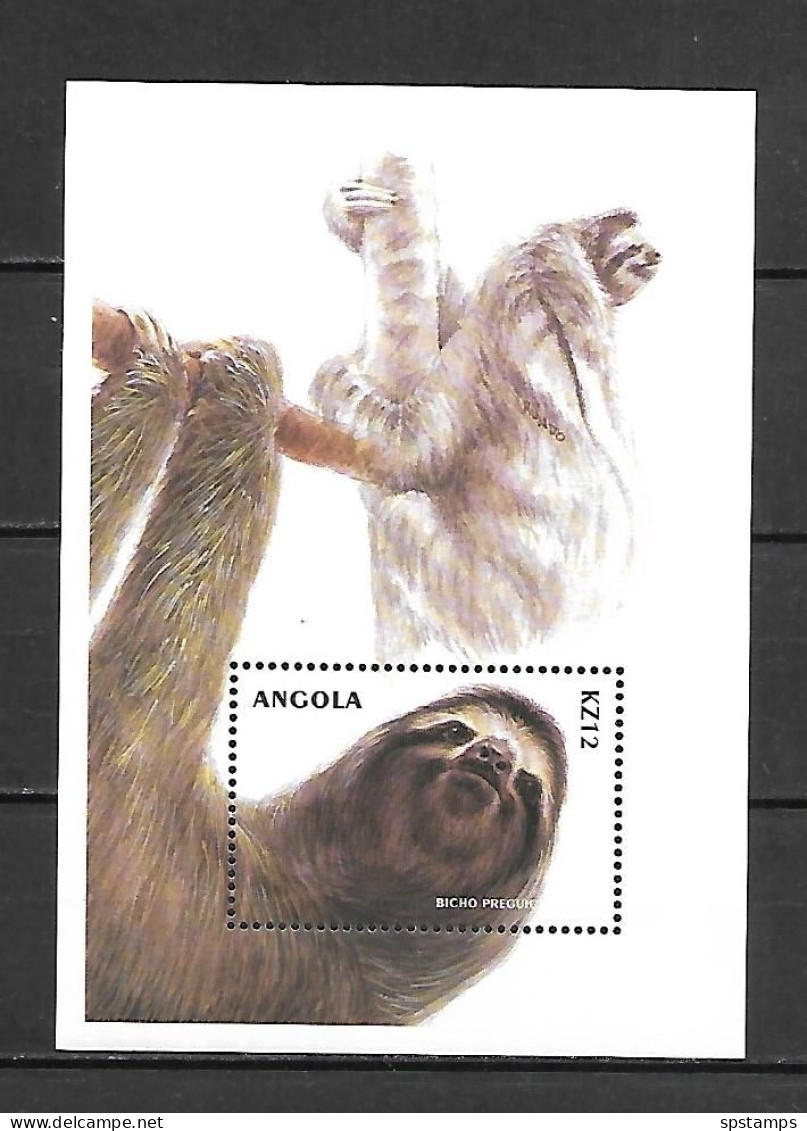 Angola 2000 Animals - Bradypus Tridactylus MS MNH - Sonstige & Ohne Zuordnung