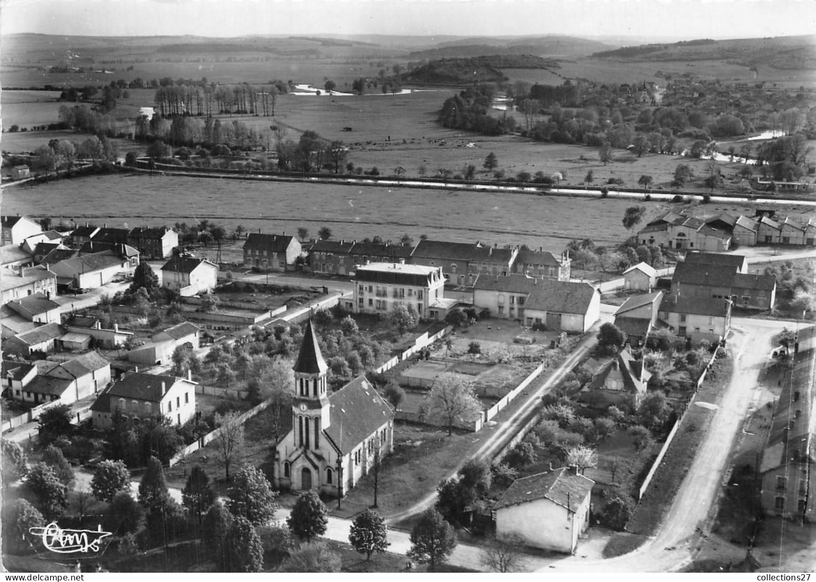 55-BRAS-SUR-MEUSE- VUE GENERALE AERIENNE - Autres & Non Classés