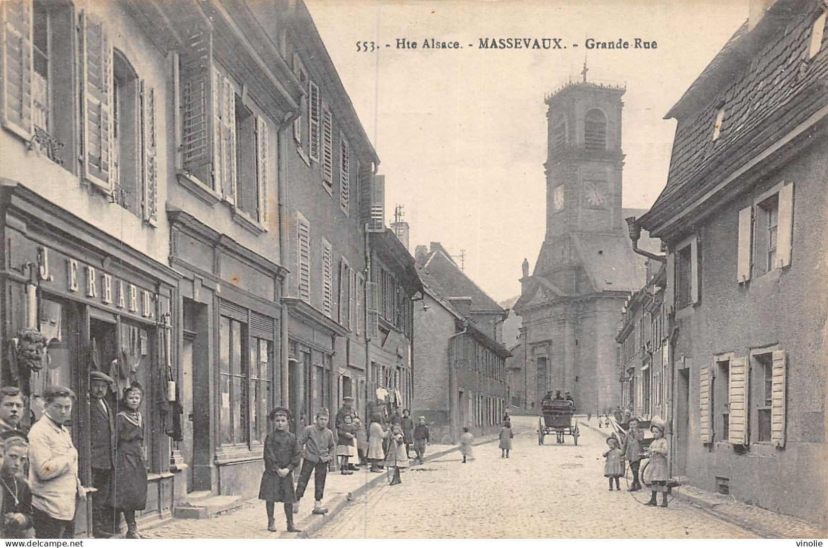 P-24-Mi-Is-1945 : MASSEVAUX. GRANDE RUE - Masevaux