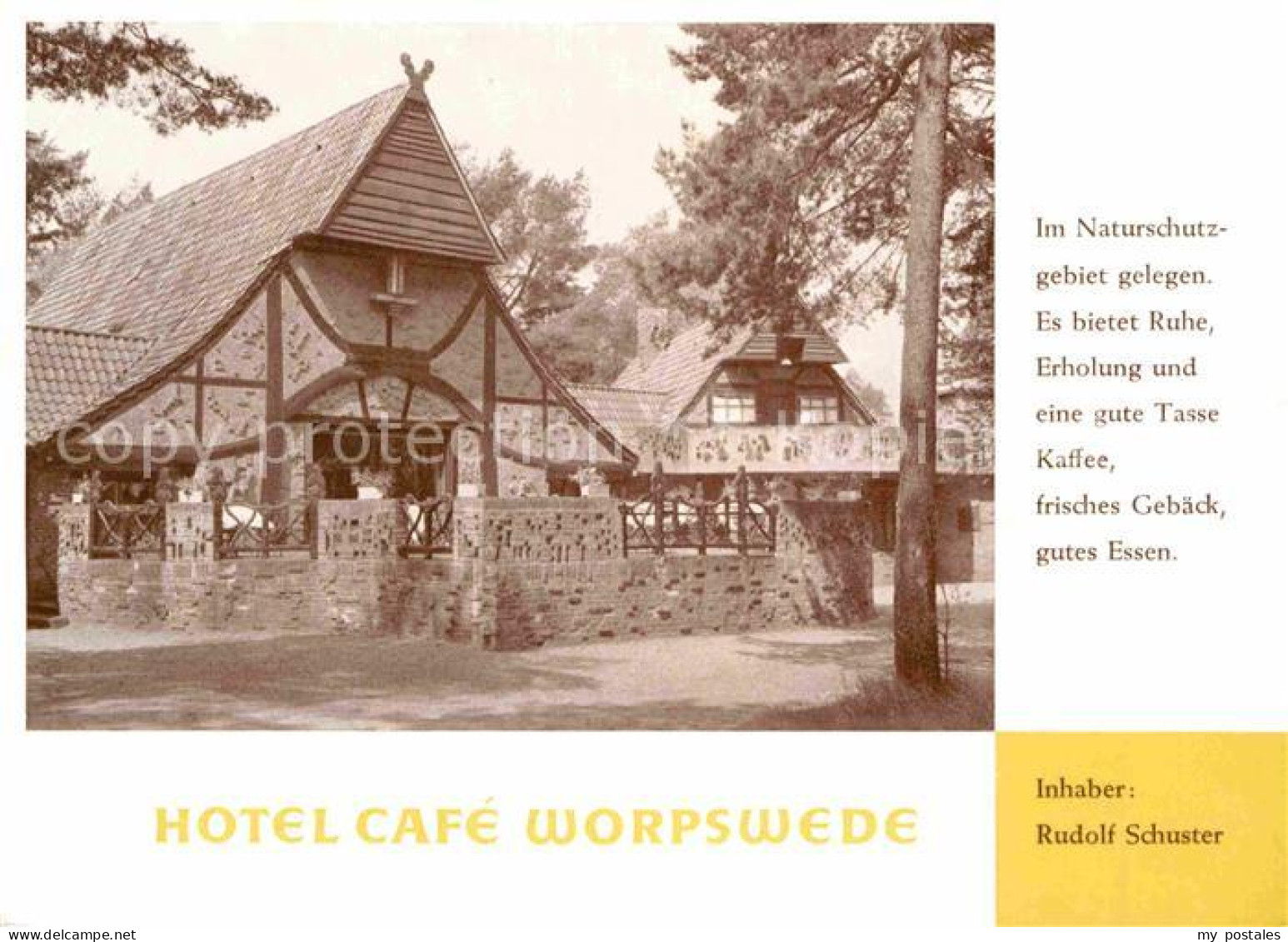 72781083 Worpswede Hotel Cafe Worpswede Im Naturschutzgebiet Worpswede - Worpswede