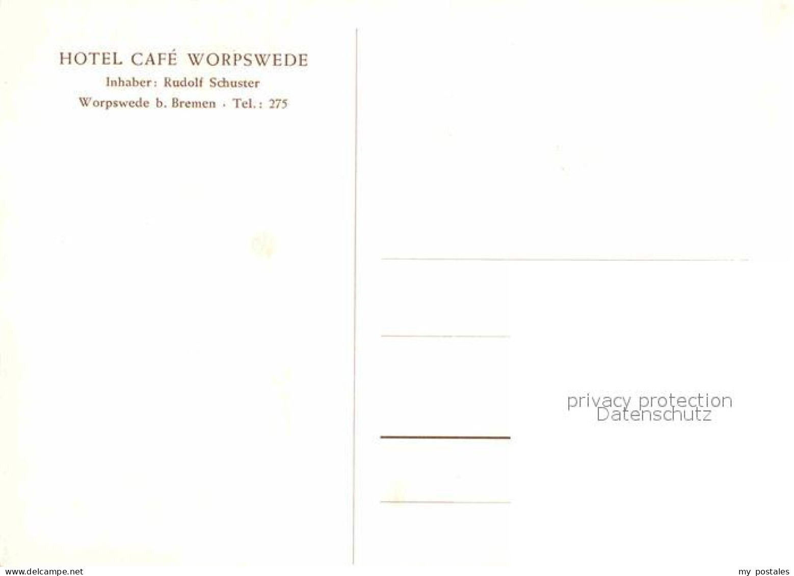 72781083 Worpswede Hotel Cafe Worpswede Im Naturschutzgebiet Worpswede - Worpswede