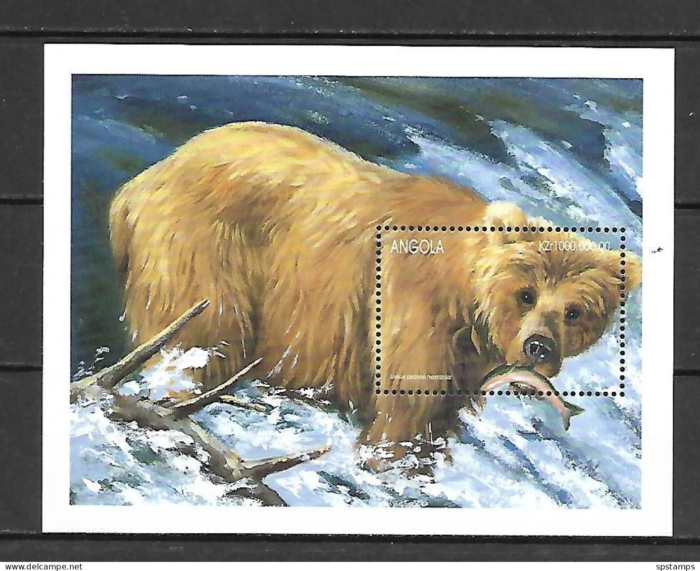 Angola 2000 Animals - Bears MS MNH - Angola