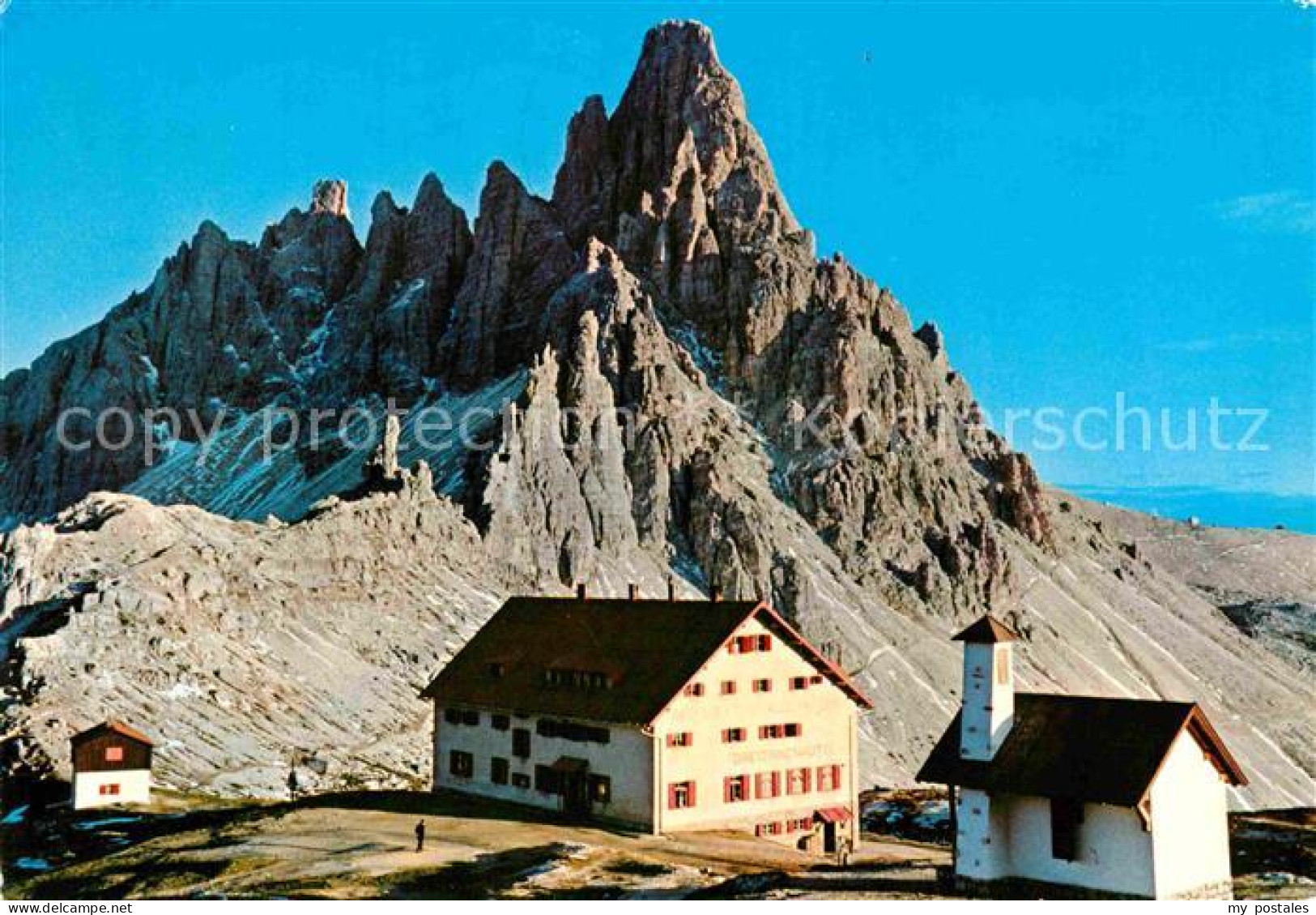 72781042 Dreizinnenhuette Mit Paternkofel Dolomiten Dreizinnenhuette - Sonstige & Ohne Zuordnung