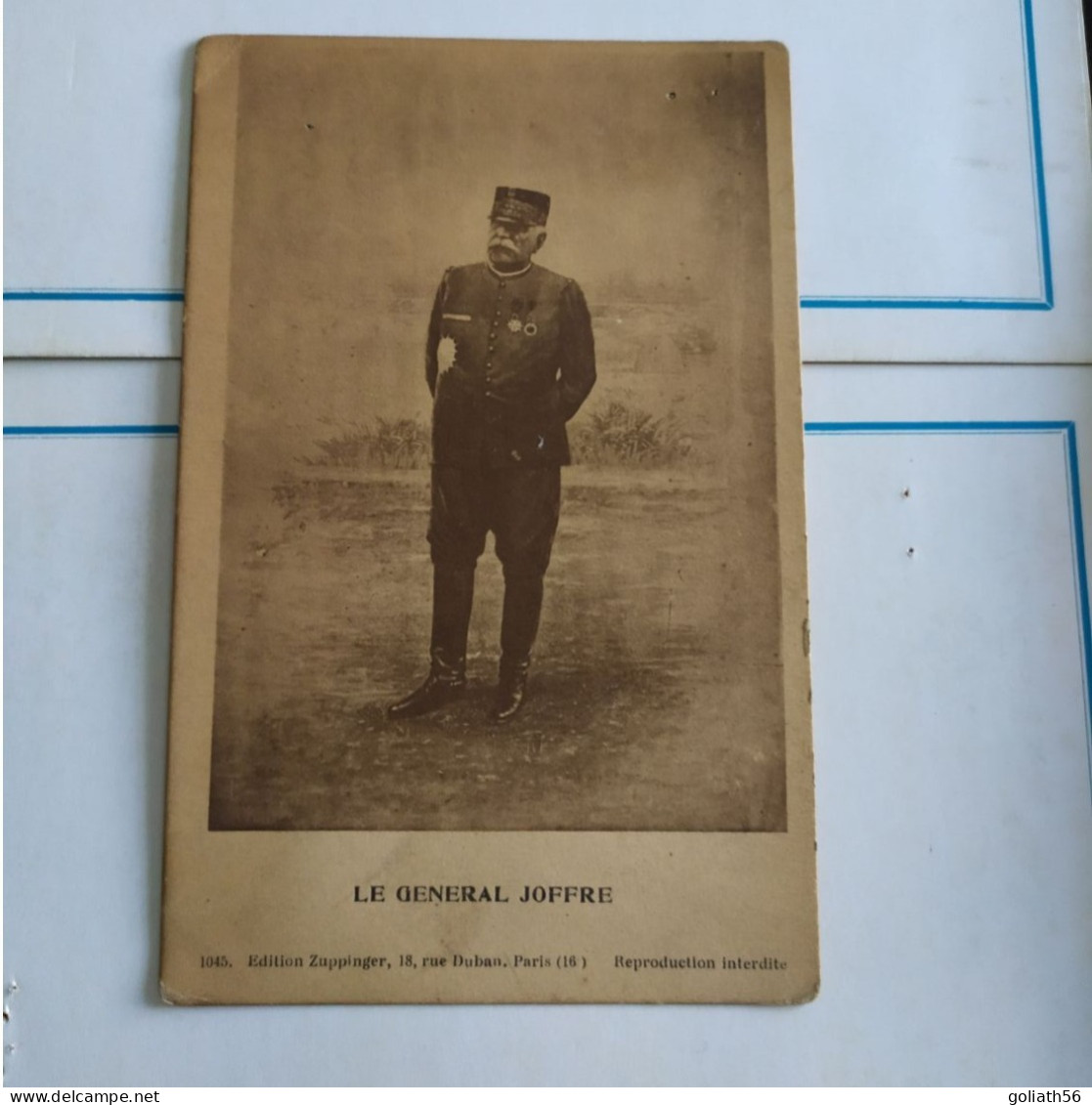 CPA Le Général Joffre - Edition Zuppinger Paris - Reproduction Interdite - N°1045 - Personnages