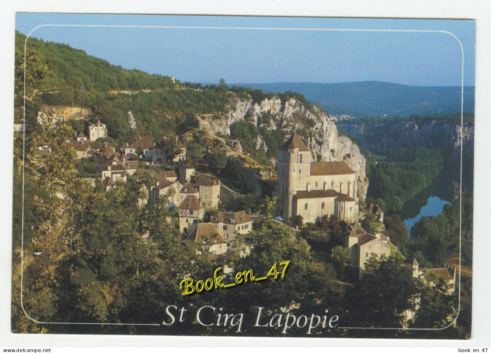 {92049} 46 Lot Saint Cirq Lapopie ; Vue Générale - Saint-Cirq-Lapopie