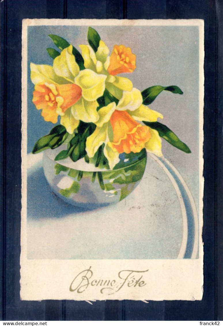 Carte Illustrée. Bouquet De Fleurs - Fiori