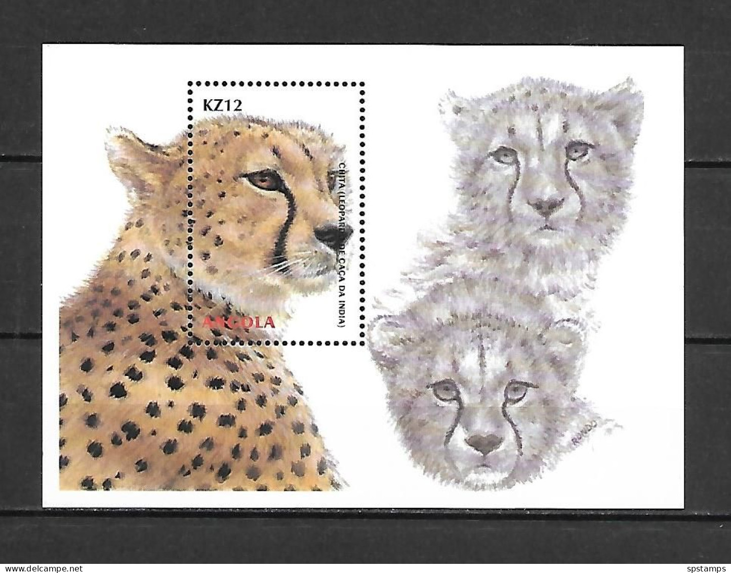 Angola 2000 Animals - Tigers MS MNH - Big Cats (cats Of Prey)