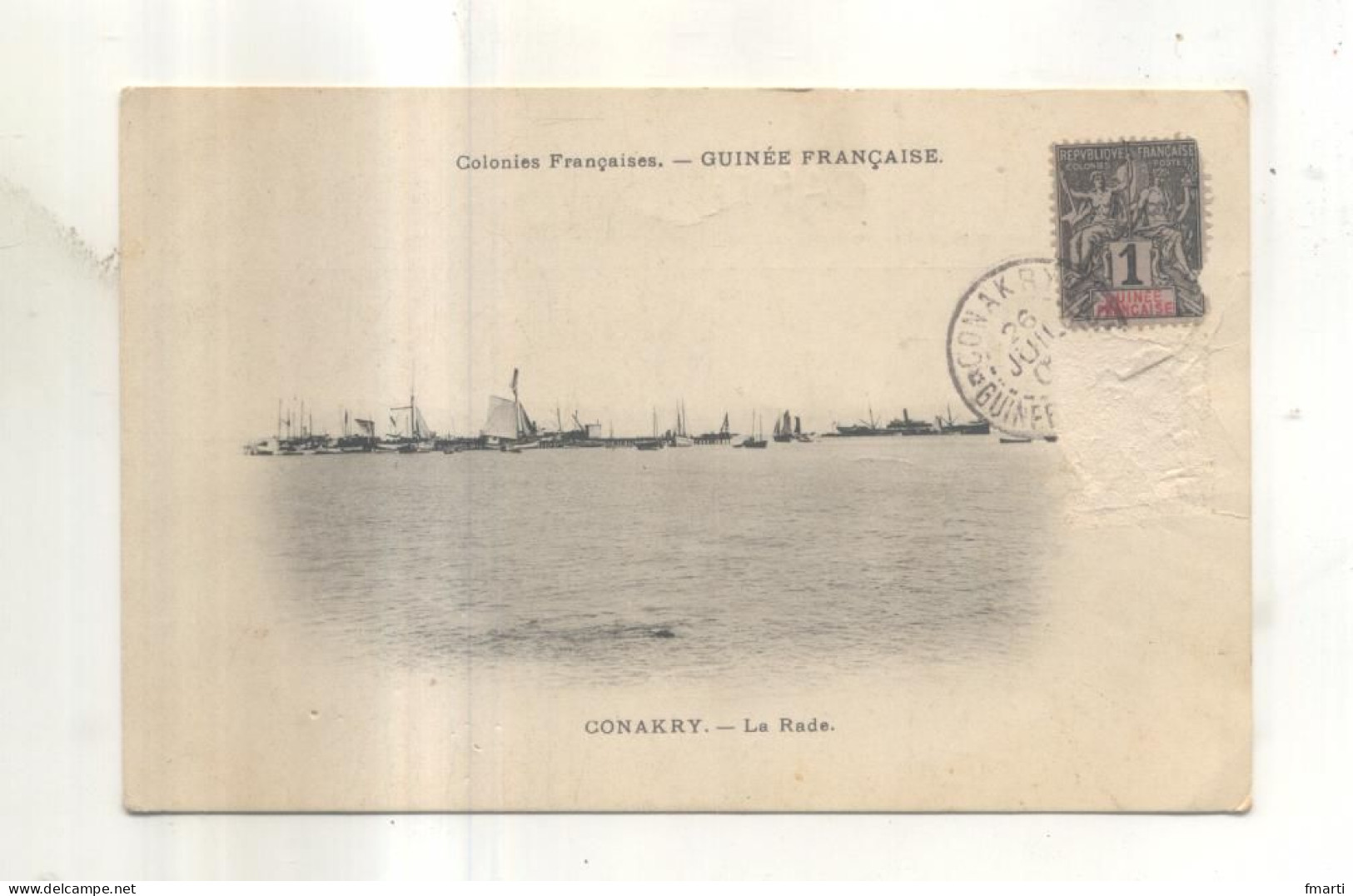 Conakry, La Rade (CP Vendue Dans L'état (titi45)) - Guinée Française