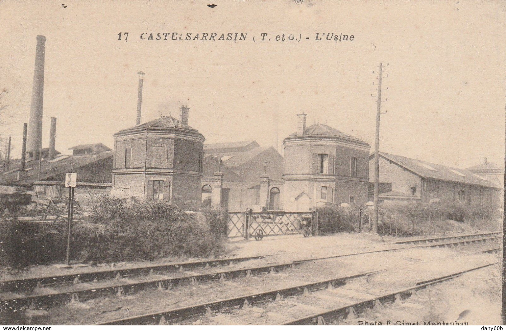 REF.AC . CPA . 82 . CASTELSARRASIN . L'USINE - Castelsarrasin