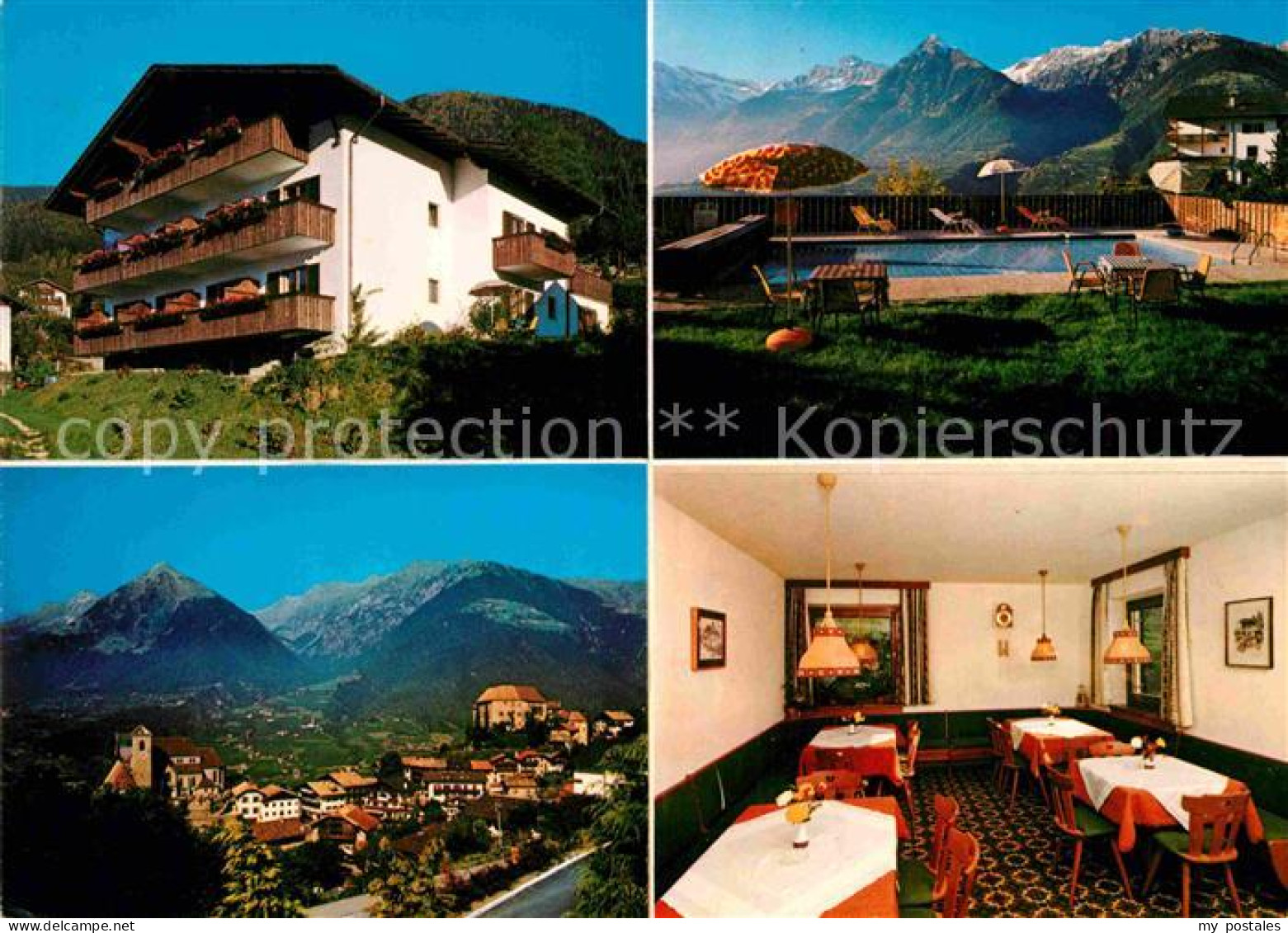72780982 Schenna Meran Hotel Garni Falchenwies Swimming Pool Alpenblick Firenze - Other & Unclassified
