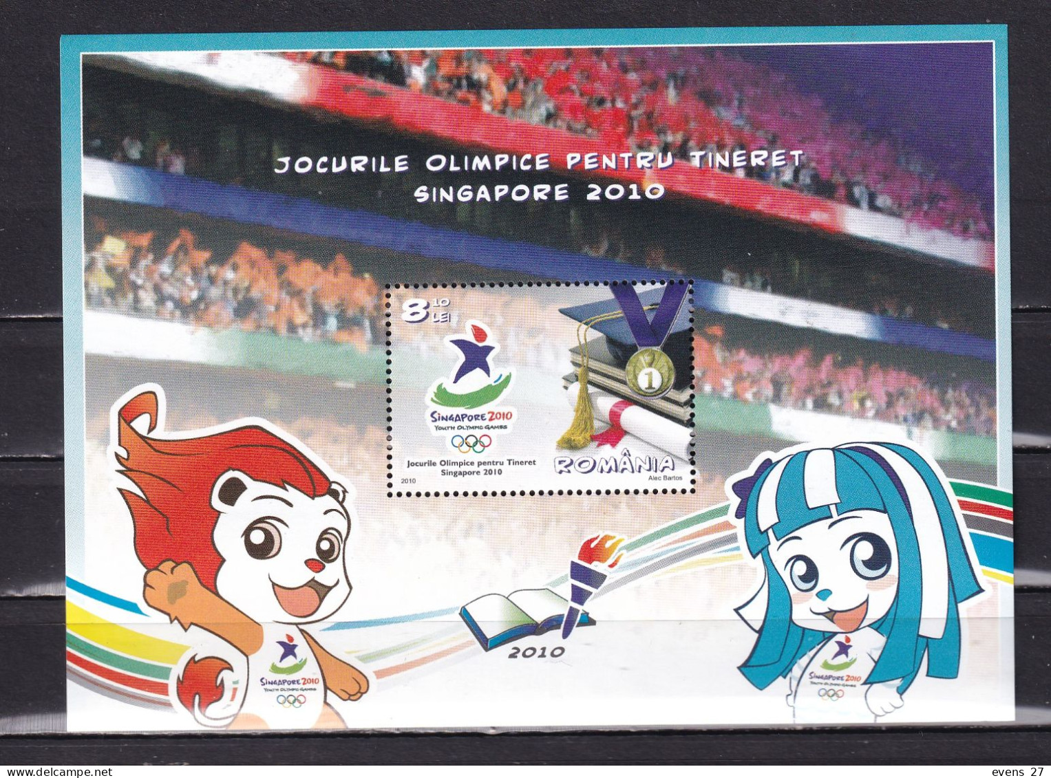 ROMANIA-2010--YOUTH OLYMPICS- BLOCK-MNH- - Ongebruikt