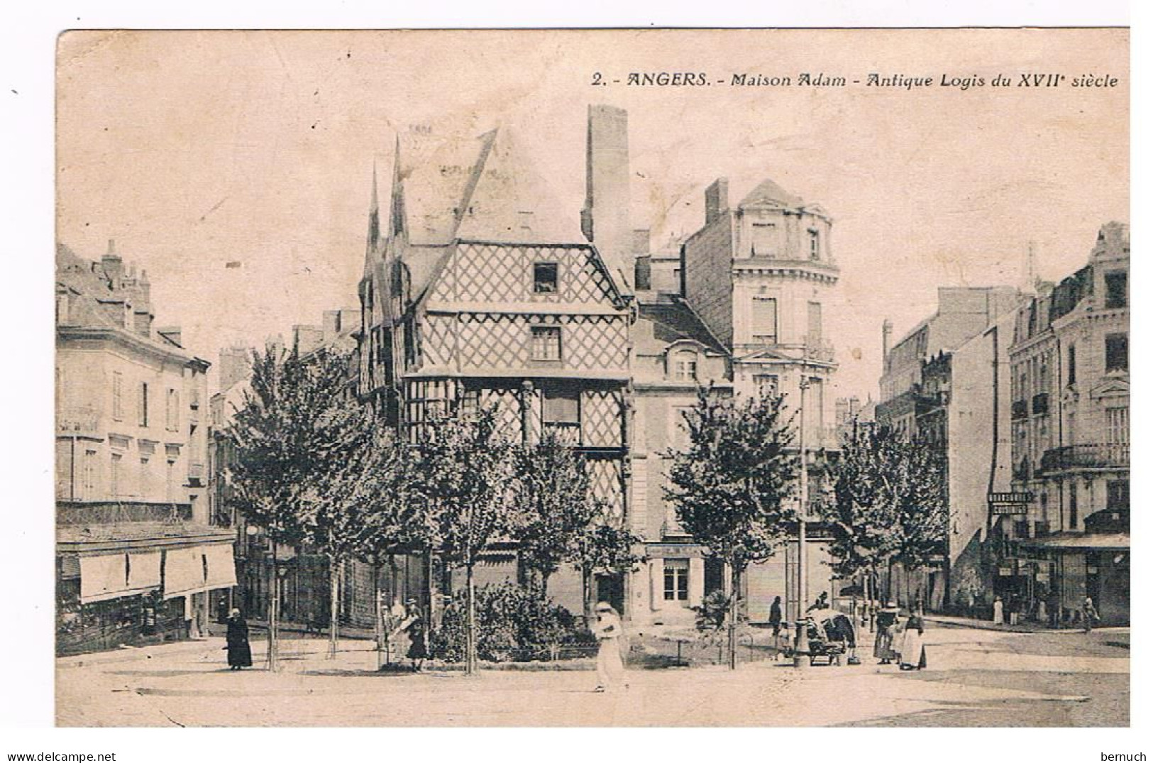 CPA ANGERS Maison Adam - Angers