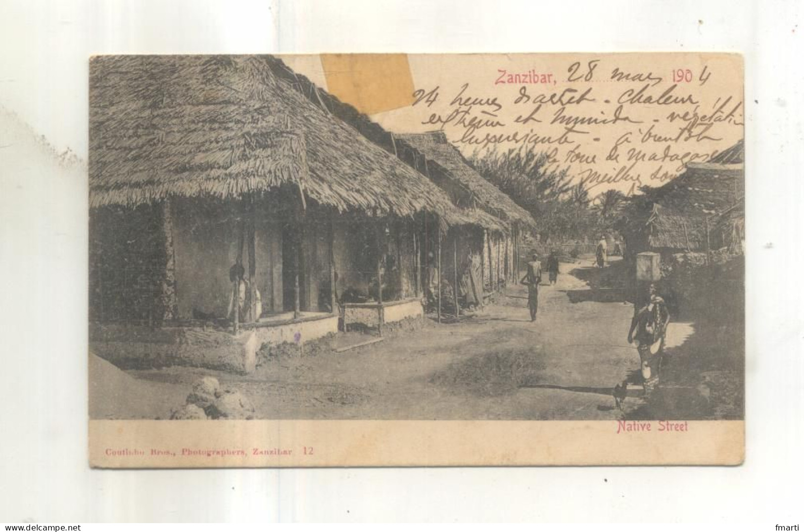 Zanzibar, Native Street (CP Vendue Dans L'état (titi45)) - Tansania