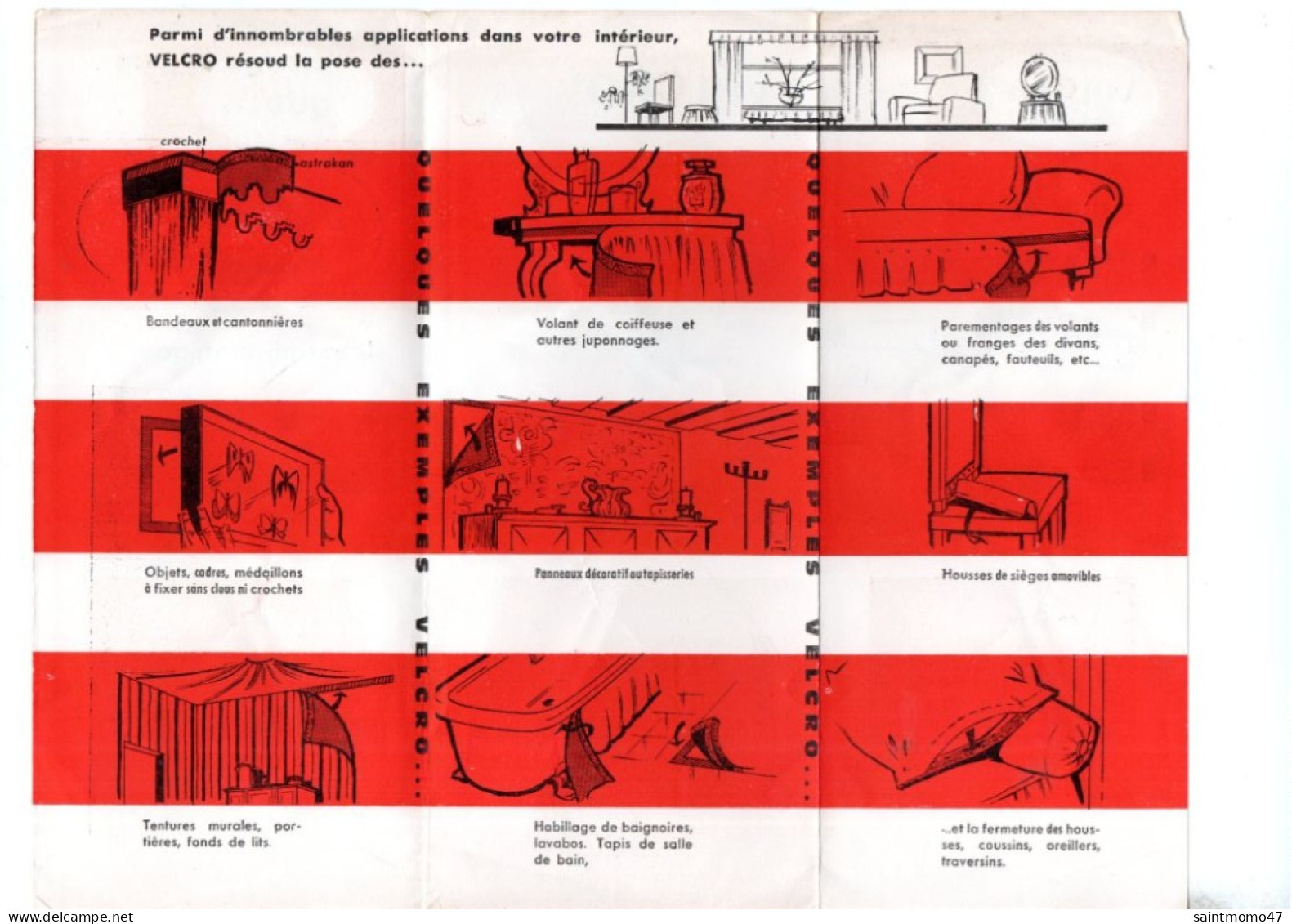 PUBLICITÉ . VELCRO . " TOUTCH AND CLOSE " . LE RUBAN MAGIQUE - Réf. N°379F - - Other & Unclassified