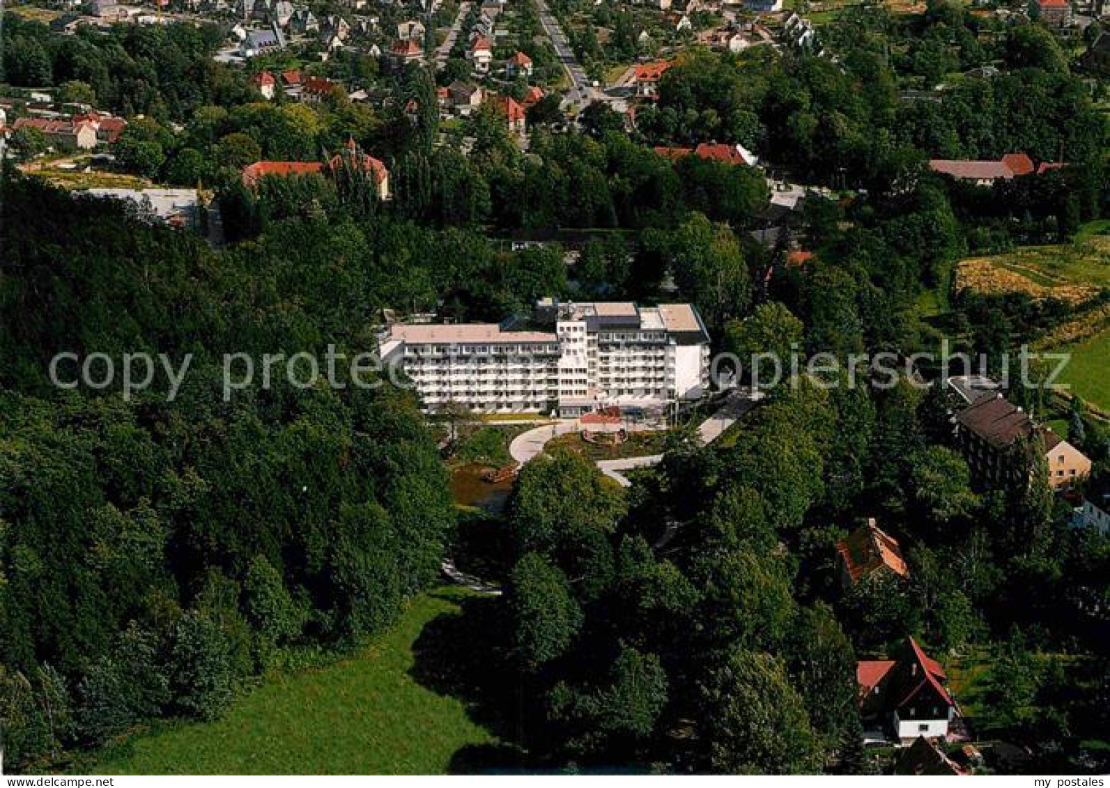 72780817 Berggiesshuebel Median Klinik Fliegeraufnahme Berggiesshuebel - Bad Gottleuba-Berggiesshuebel