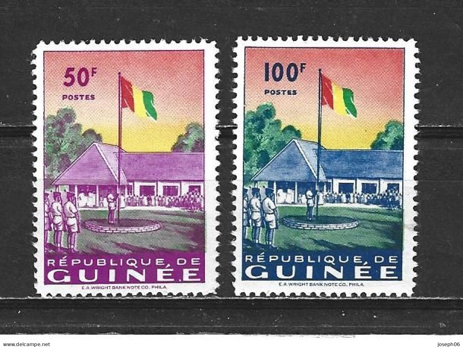 GUINEE    1959  Y.T.  N° 21  22   NEUF* - República De Guinea (1958-...)