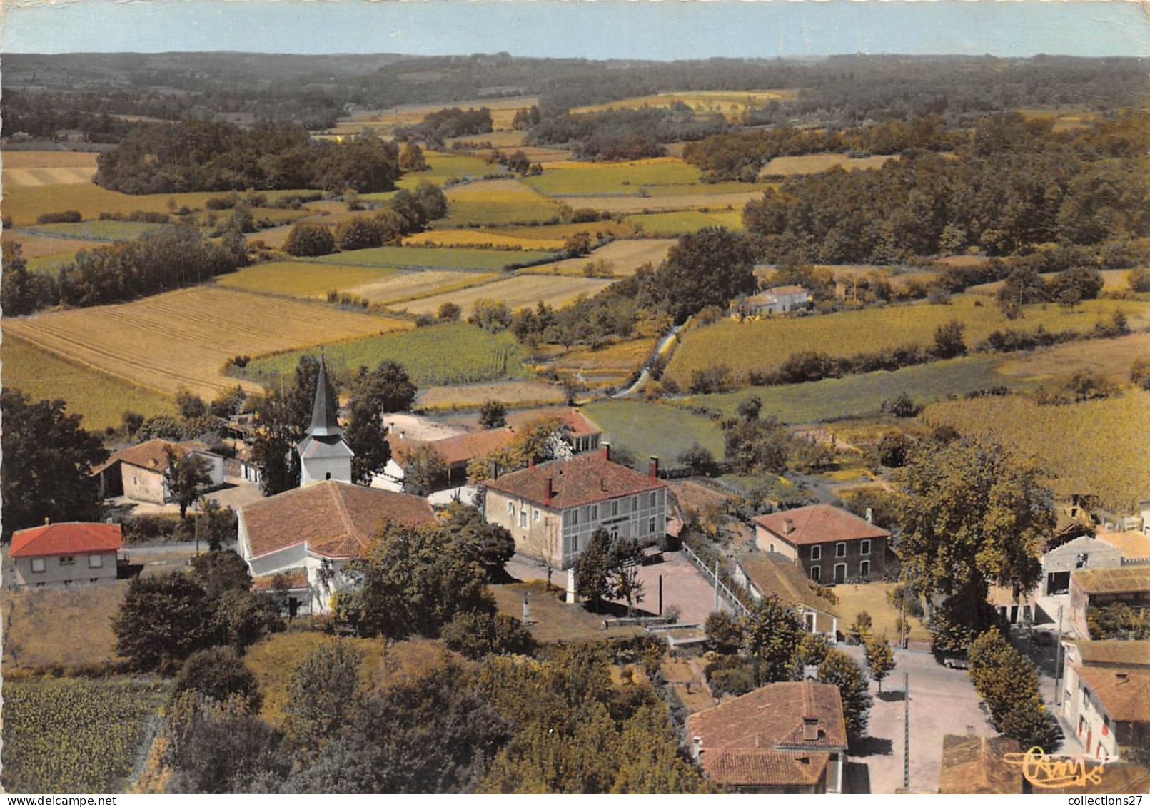 40-SAINTE-COLOMBE- VUE PANORAMIQUE AERIENNE - Sonstige & Ohne Zuordnung