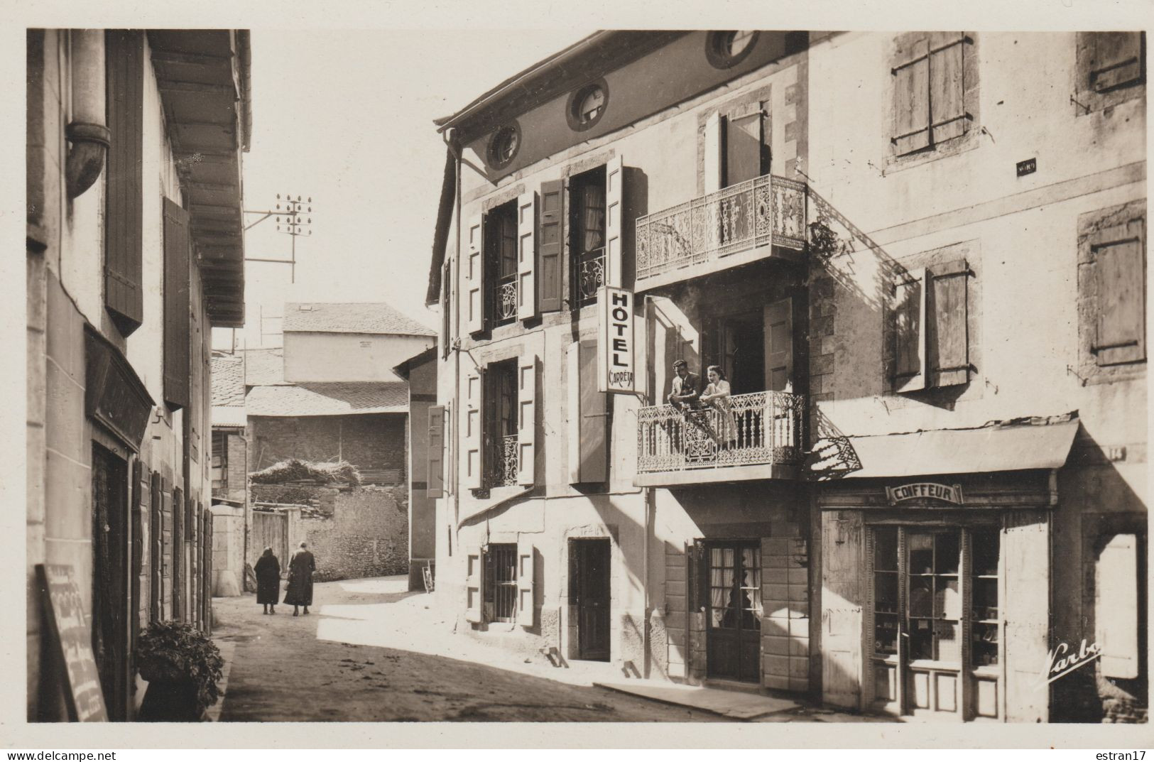 66 OSSEJA CARTE PHOTO HOTEL GARRETA - Autres & Non Classés