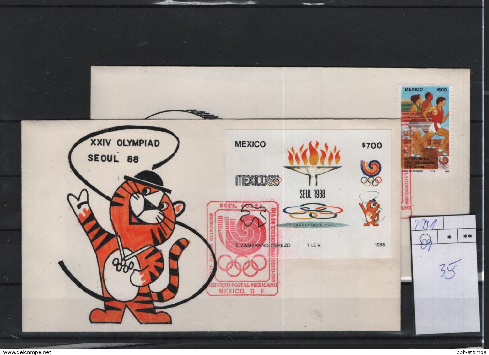 Mexico Michel Cat.No. FDC 2091 + Sheet 35 Olympia - Mexiko