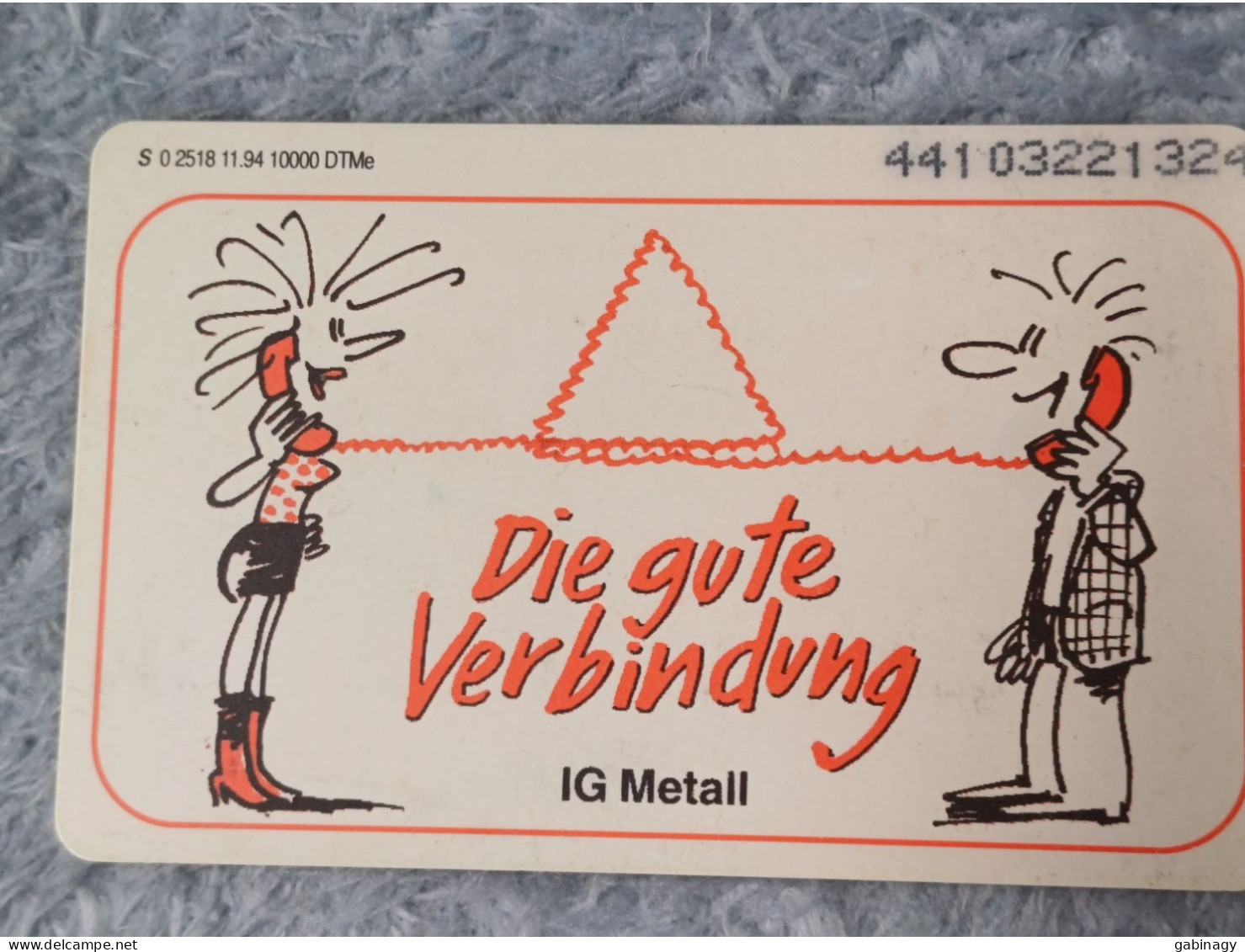 GERMANY-1195 - O 2518 - IG Metall (Cartoon) - 10.000ex. - O-Reeksen : Klantenreeksen