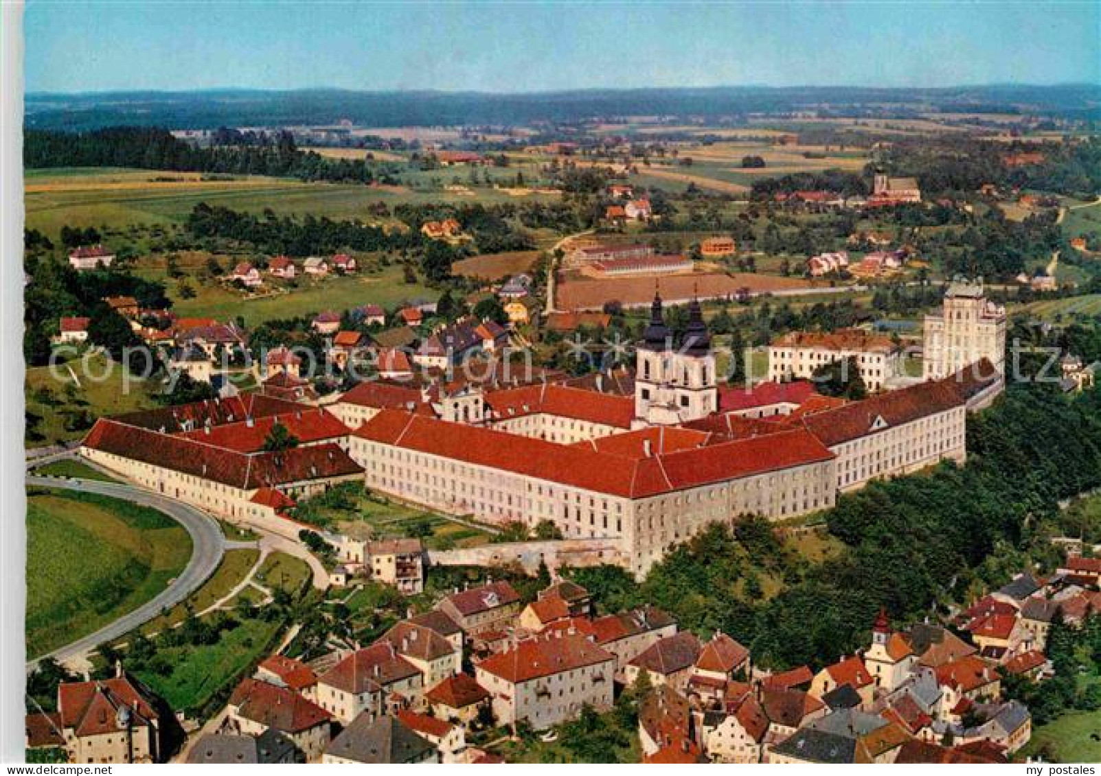 72780236 Kremsmuenster Kloster Fliegeraufnahme Kremsmuenster - Sonstige & Ohne Zuordnung