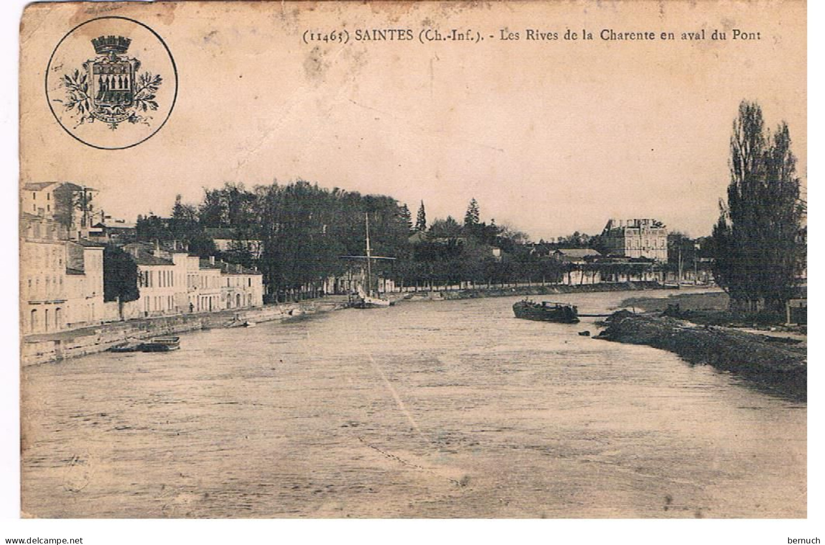 CPA SAINTES La Charente - Saintes