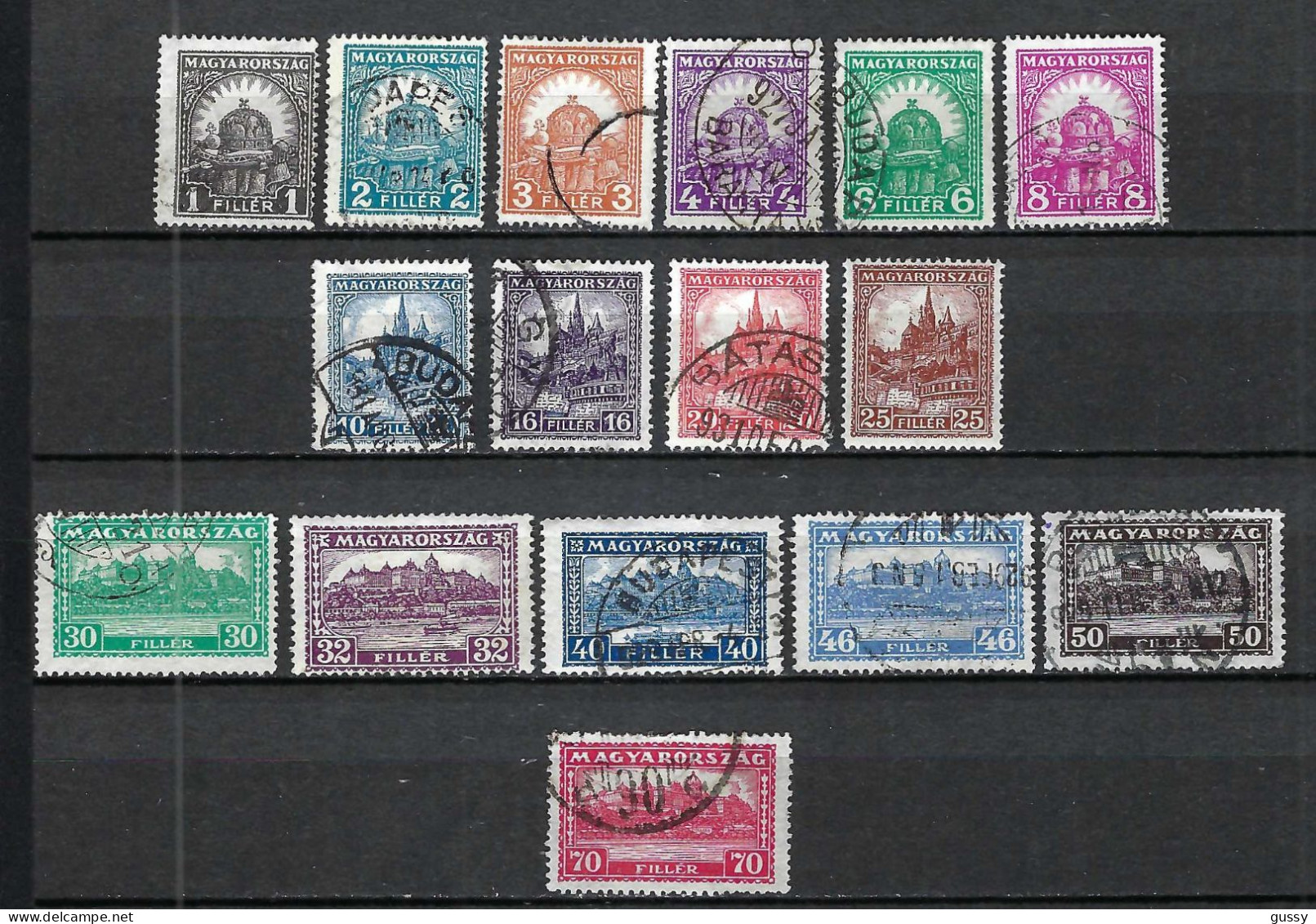 HONGRIE Ca.1926-27: Lot D' Obl. - Used Stamps