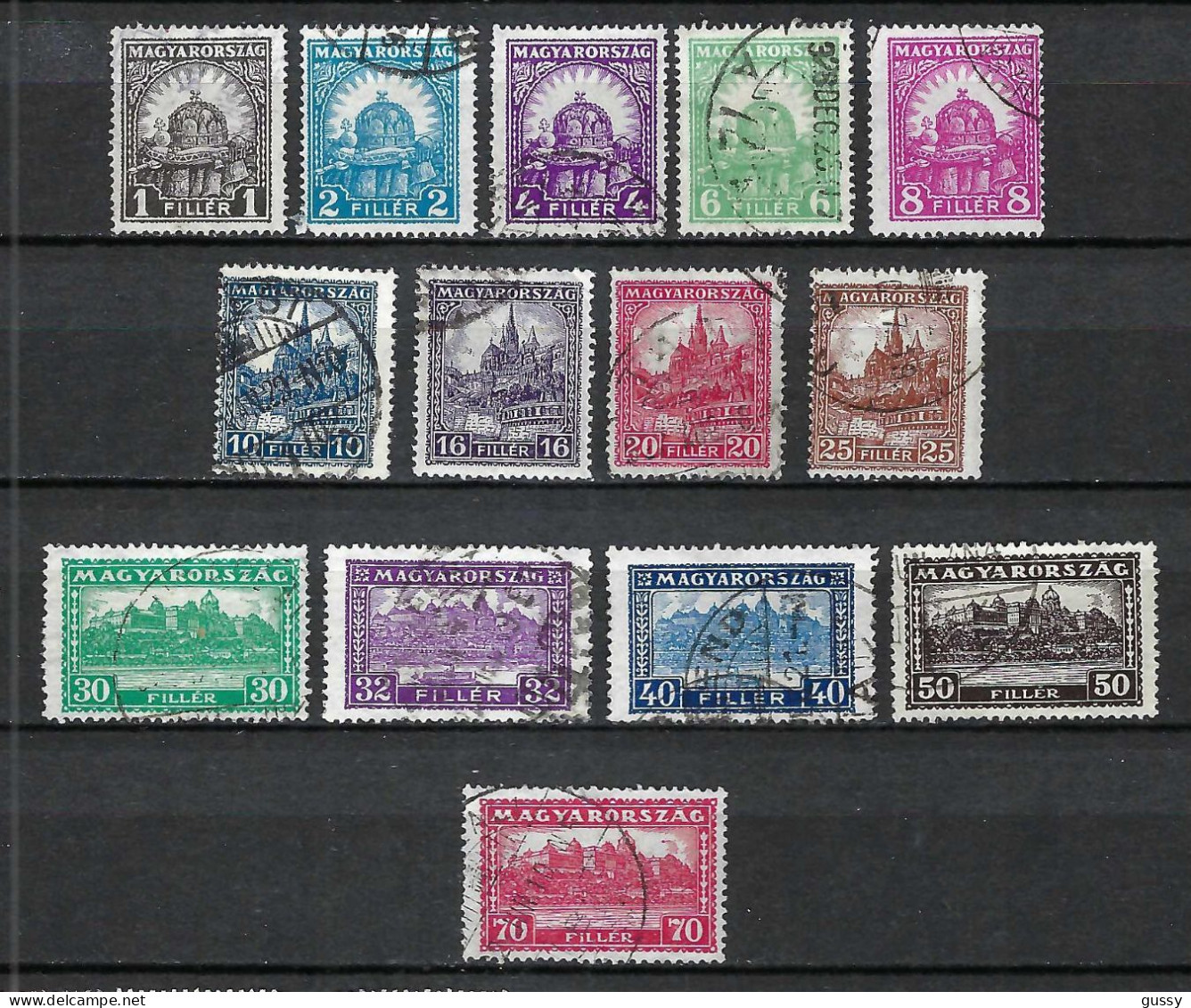 HONGRIE Ca.1926-27: Lot D' Obl. - Used Stamps
