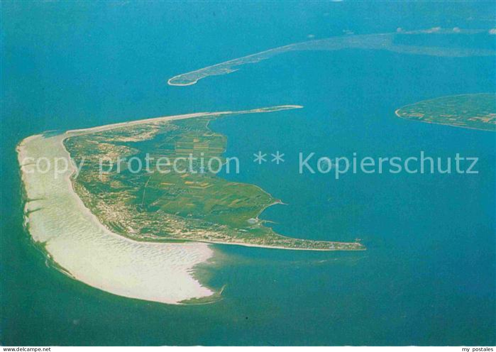 72779736 Insel Amrum Nordseeinsel Im Hintergrund Insel Sylt Insel Foehr Luftaufn - Andere & Zonder Classificatie