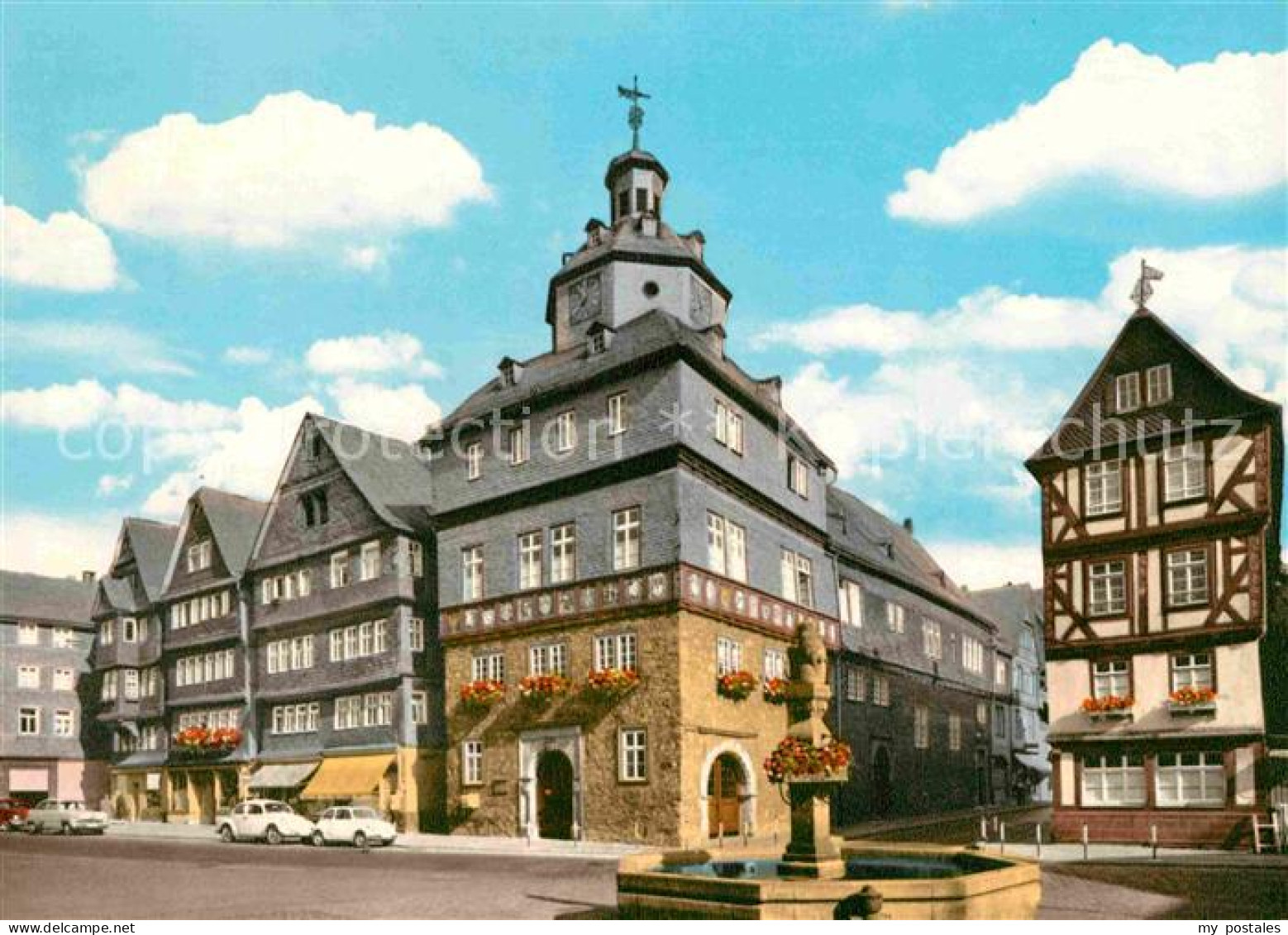 72779688 Herborn Hessen Marktplatz Mit Rathaus Herborn - Herborn