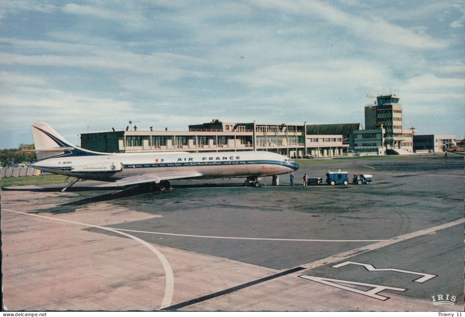 Cpsm 31Toulouse Caravelle S.E 210 à L'aérogare De Blagnac - Toulouse