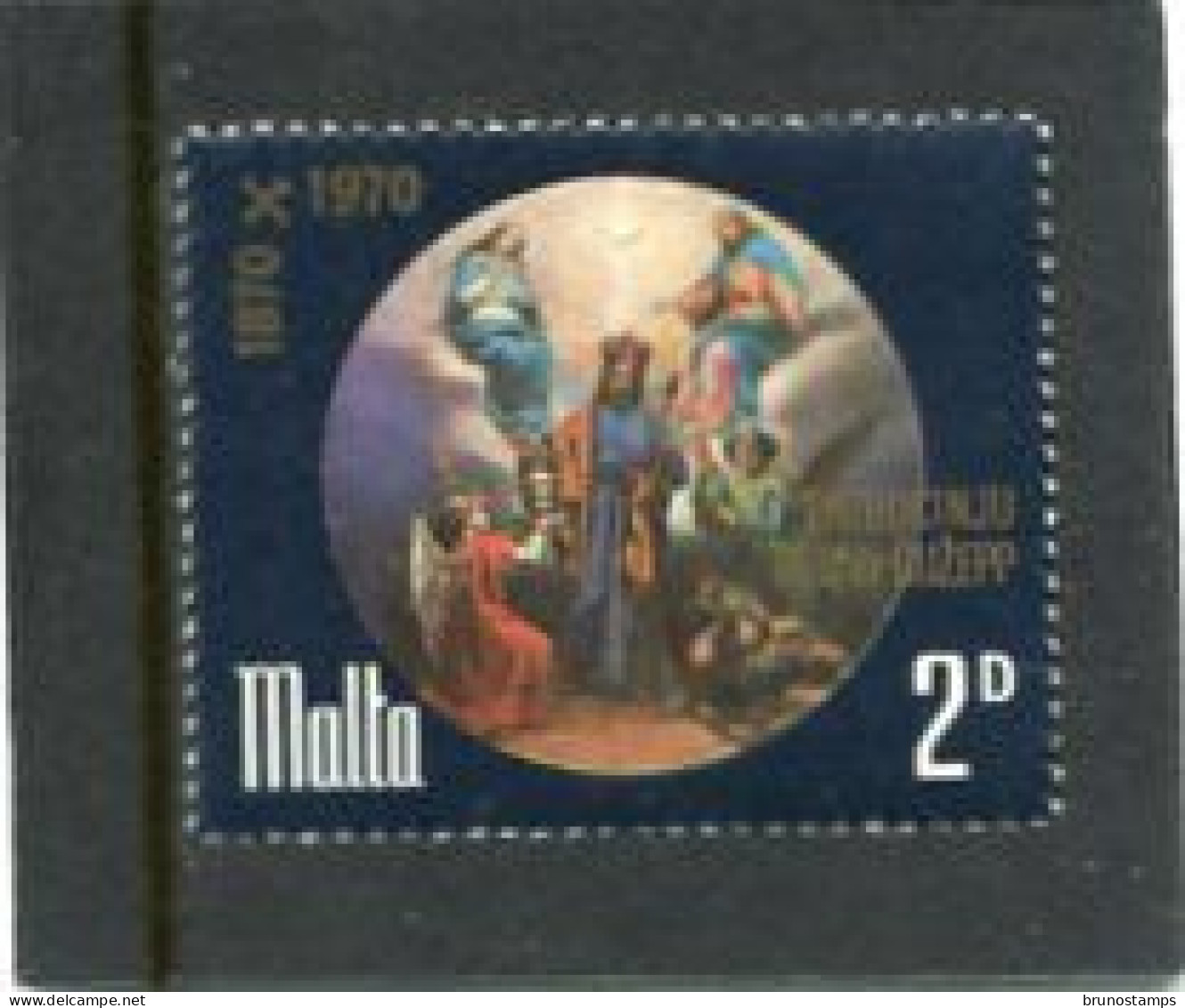 MALTA - 1971  2d  RELIGIOUS  ANNIVERSARIES  MINT NH - Malta