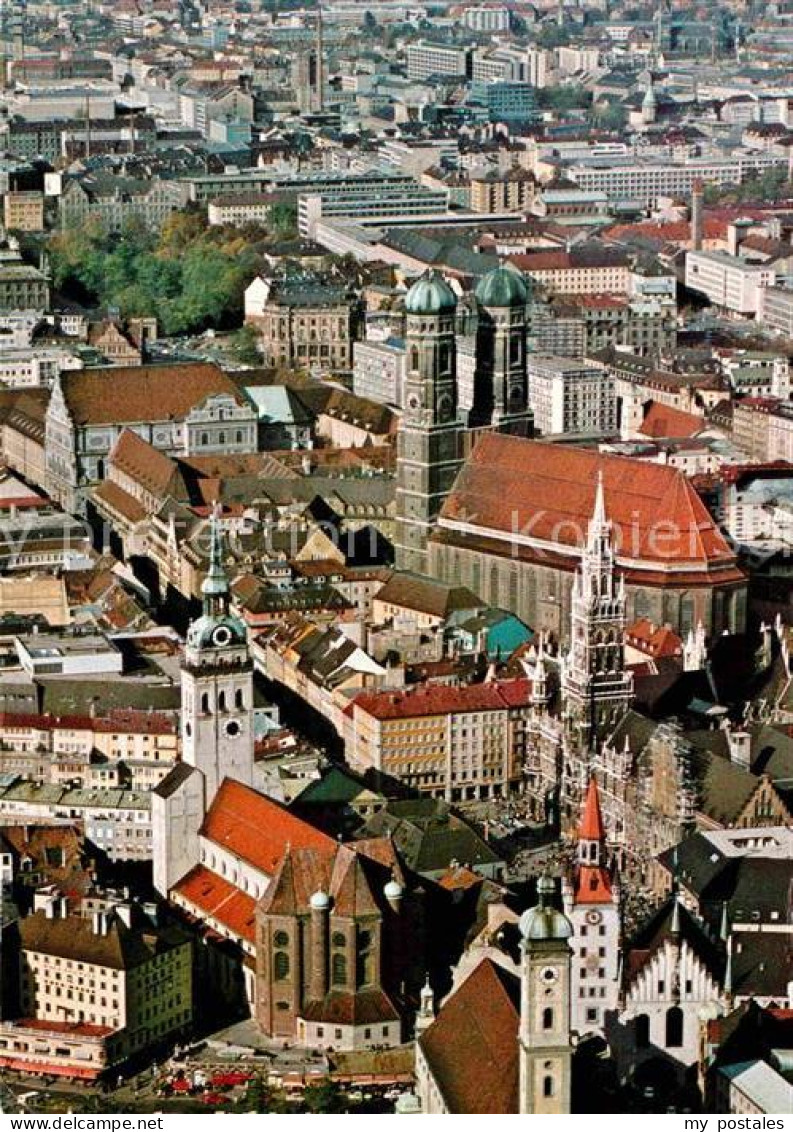 72779648 Muenchen Innenstadt Mit Peterskirche Frauenkirche Rathaus Heiliggeistki - Muenchen