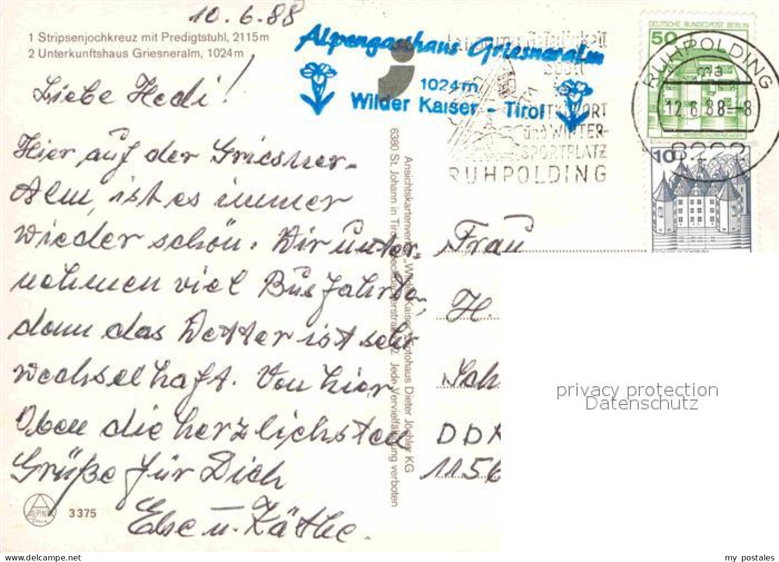 72779628 Ruhpolding Stripsenjochkreuz Mit Predigtstuhl Unterkunftshaus Griesnera - Ruhpolding