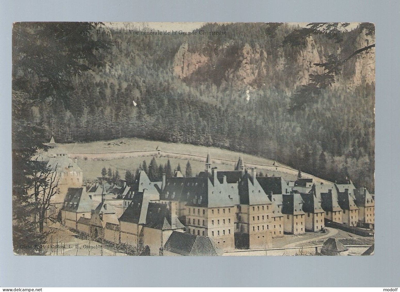 CPA - 38 - Vue Générale De La Grande Chartreuse - Colorisée - Circulée En 1908 - Chartreuse