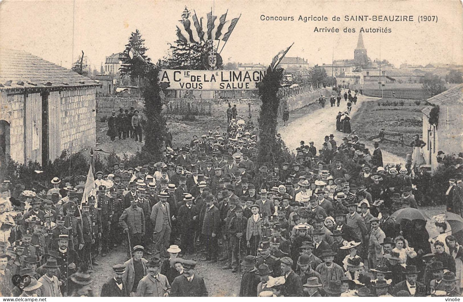 P-24-Mi-Is-1953 : SAINT-BEAUZIRE. CONCOURS AGRICOLE. 1907 - Sonstige & Ohne Zuordnung