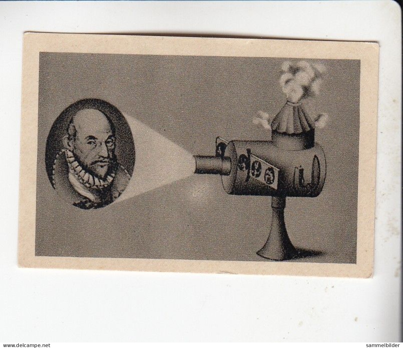 Yramos Erfinder Und Erfindungen Bildwerfers  Laterna Magica Johann Baptista Porta  #124 Von 1932 - Zigarettenmarken