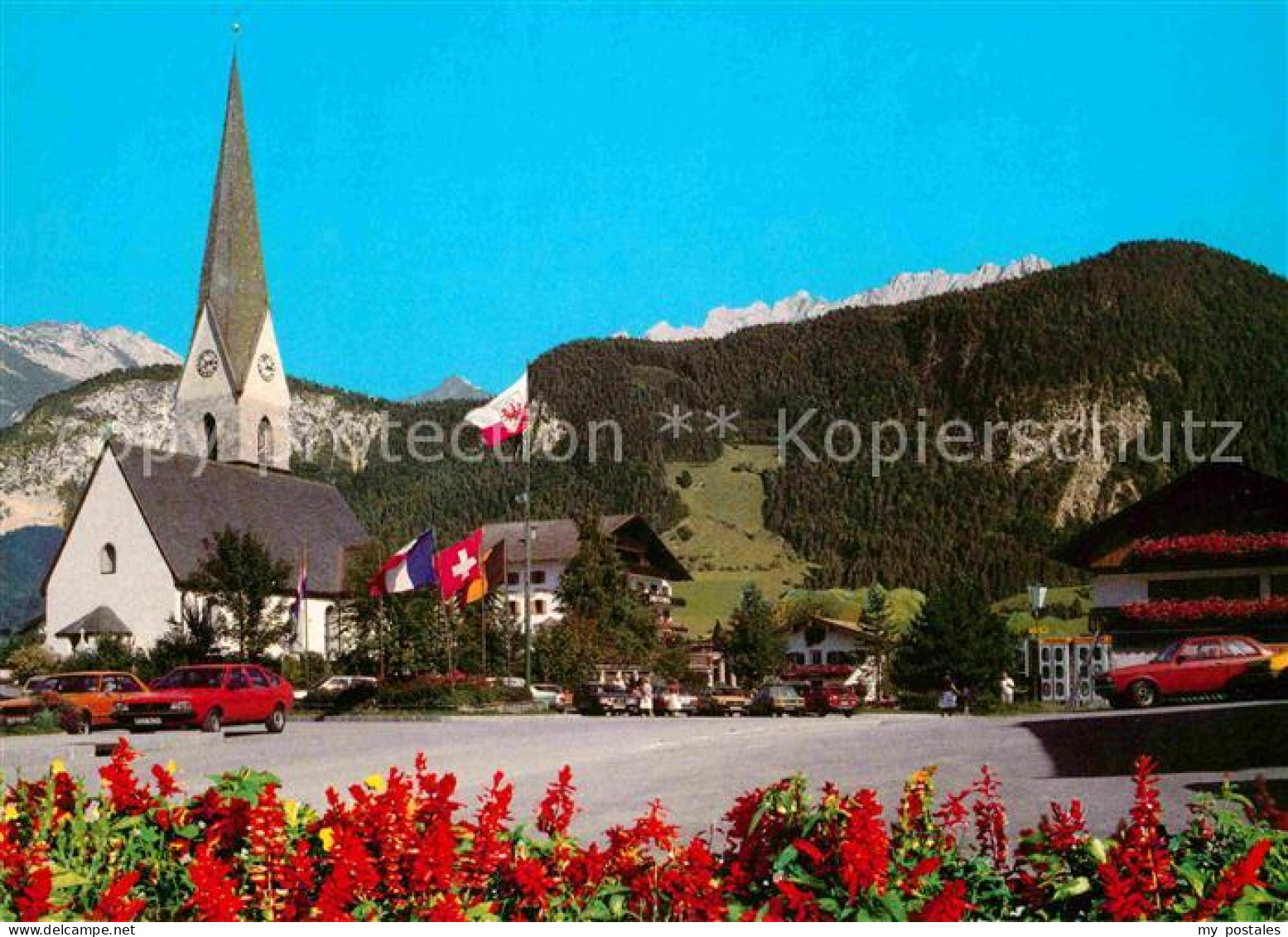 72779376 Hinterthiersee Kirchenpartie Mit Kaisergebirge Hinterthiersee - Autres & Non Classés