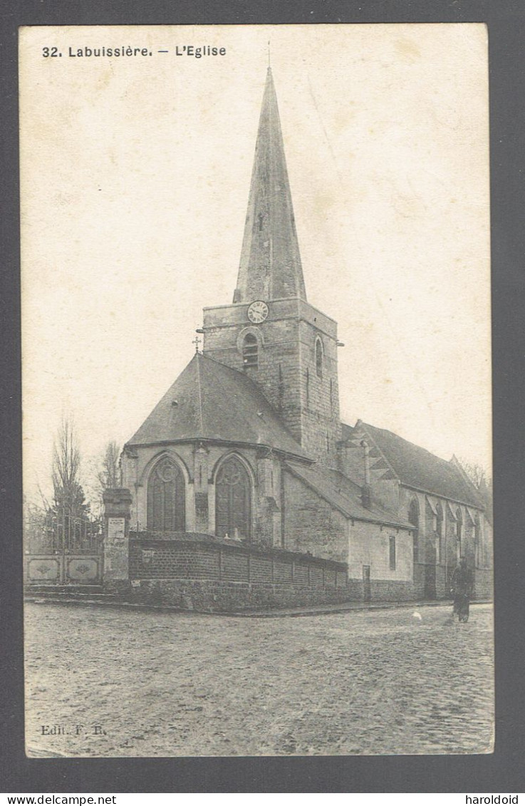 CPA 62 - LABUISSIERE - L'EGLISE - Sonstige & Ohne Zuordnung