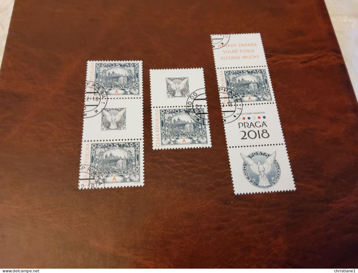 Tchèquie  Lot De 10 Timbres Oblitérés Principalement 2018  ( 2 Scans ) - Used Stamps