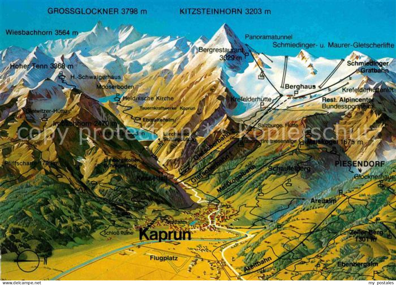 72778773 Kaprun Feriengebiet Mit Den Hohen Tauern Grossglockner Kitzsteinhorn Au - Otros & Sin Clasificación