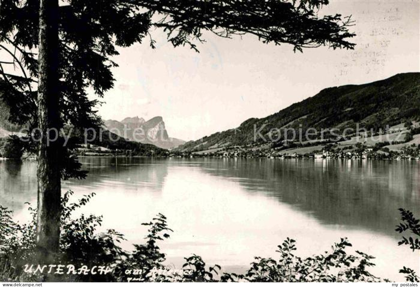 72777936 Unterach Attersee Panorama Unterach Attersee - Other & Unclassified