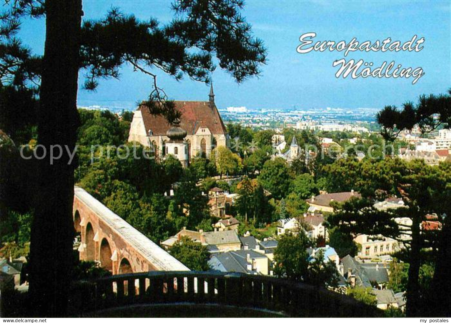 72777871 Moedling Stadt Mit Othmarkirche Moedling - Andere & Zonder Classificatie