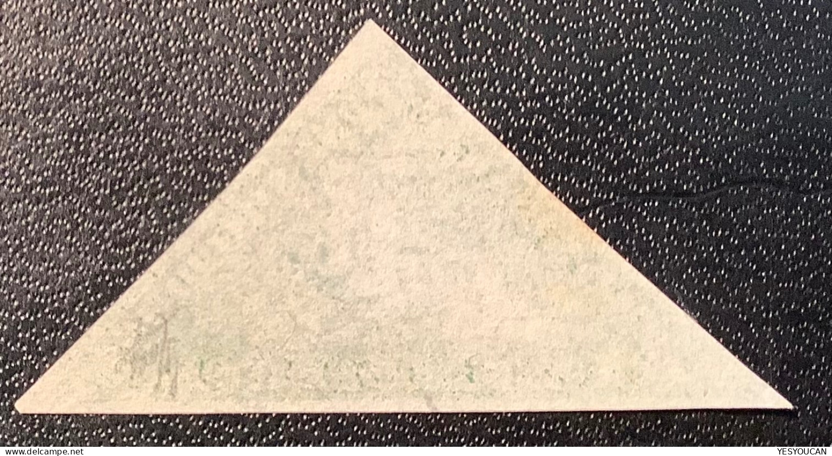 COGH SG 8 XF Unused(*) With RPS Cert, 1858-62 1s Bright Yellow Green Triangular (South Africa Cape Of Good Hope - Cape Of Good Hope (1853-1904)