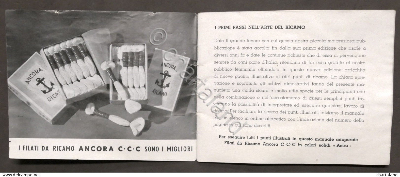 Filati Da Ricamo Ancora - I Primi Passi Nell'arte Del Ricamo - 1960 Ca. - Andere & Zonder Classificatie