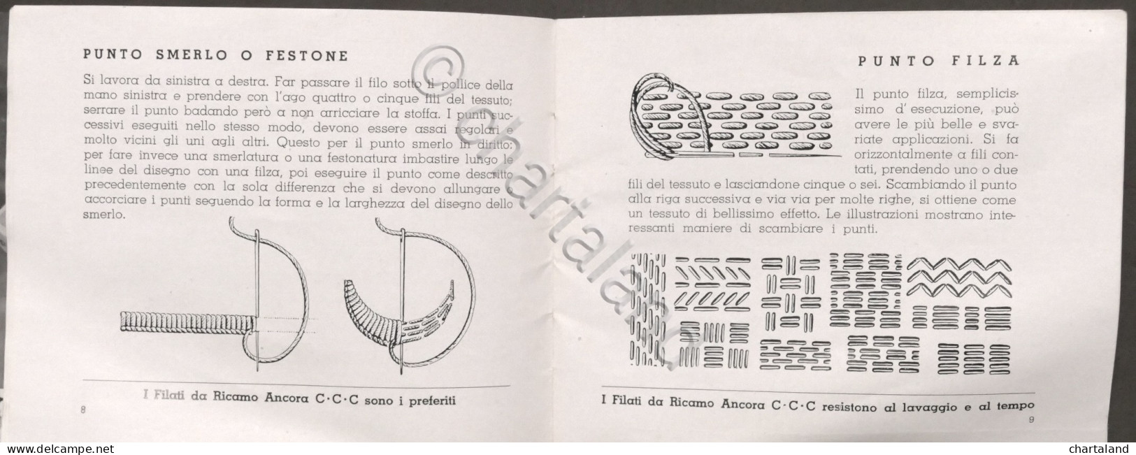 Filati Da Ricamo Ancora - I Primi Passi Nell'arte Del Ricamo - 1960 Ca. - Other & Unclassified