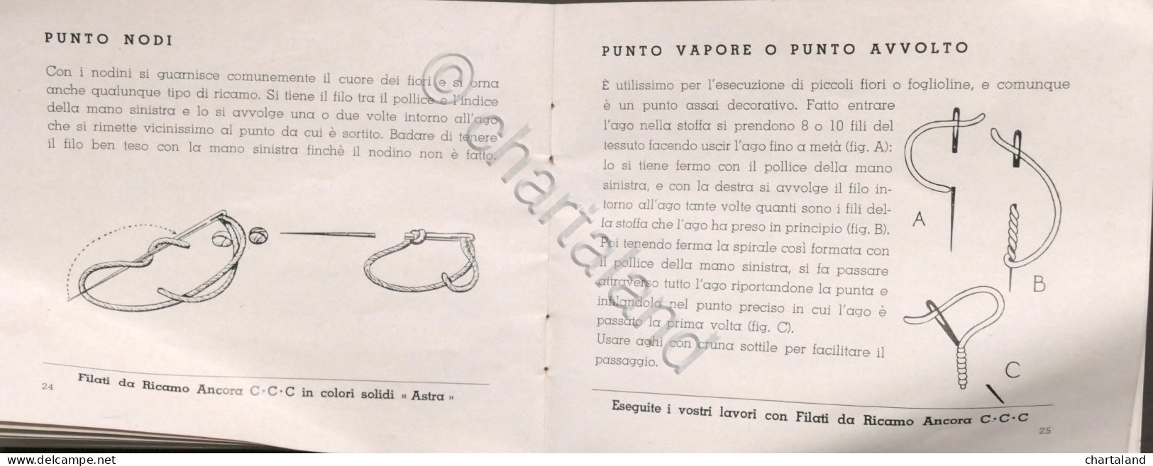 Filati Da Ricamo Ancora - I Primi Passi Nell'arte Del Ricamo - 1960 Ca. - Autres & Non Classés