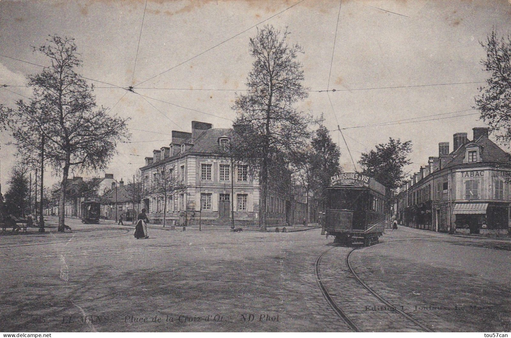 LE MANS  -  SARTHE  -  (72)  -  CPA ANIMEE. - Le Mans