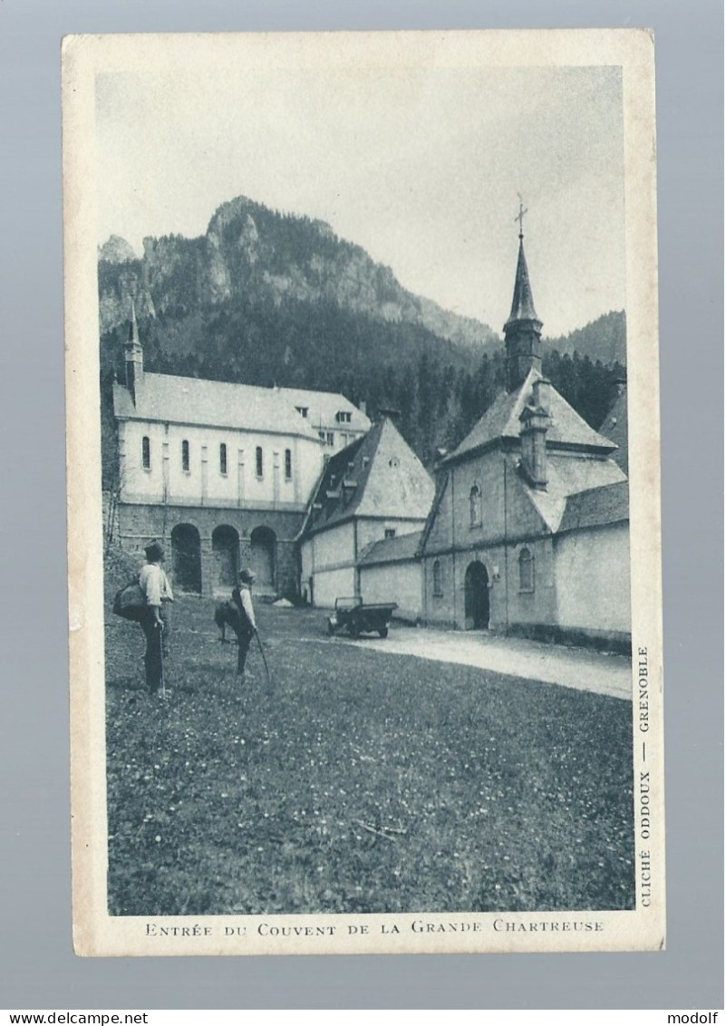 CPA - 38 - Entrée Du Couvent De La Grande Chartreuse - Animée - Non Circulée - Chartreuse